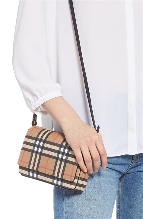 burberry hampshire check crossbody bag|burberry vintage check crossbody bag.